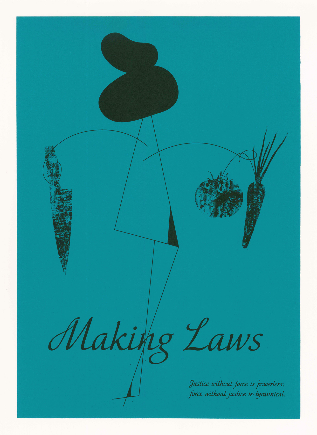 版画　法律を作ろう